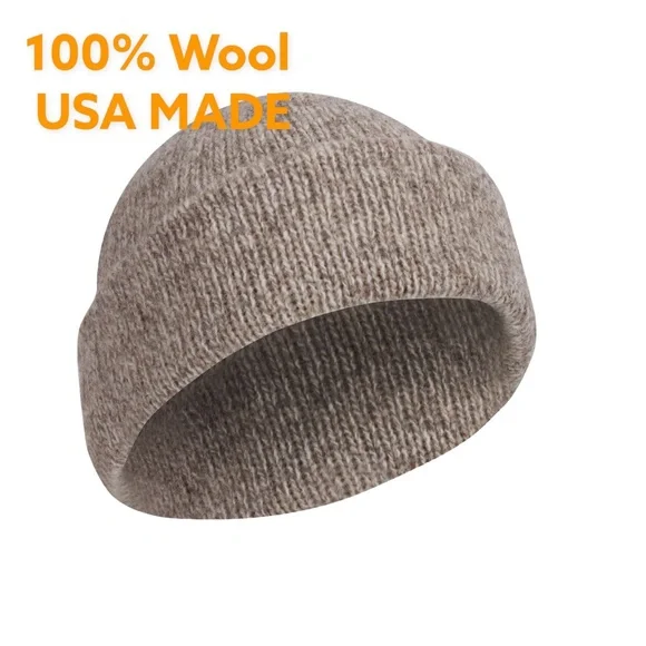 100% Ragg Wool Winter Watch Cap Toque - Picture 2 of 2
